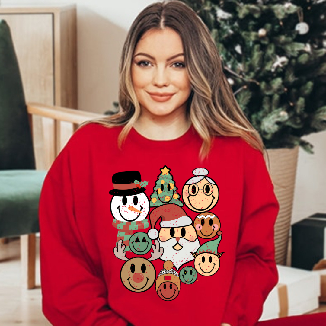 Christmas Smiley Faces