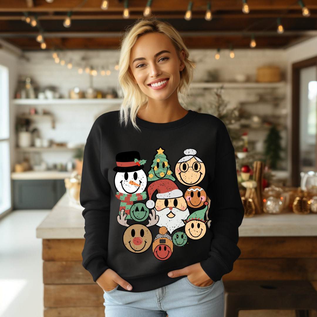 Christmas Smiley Faces