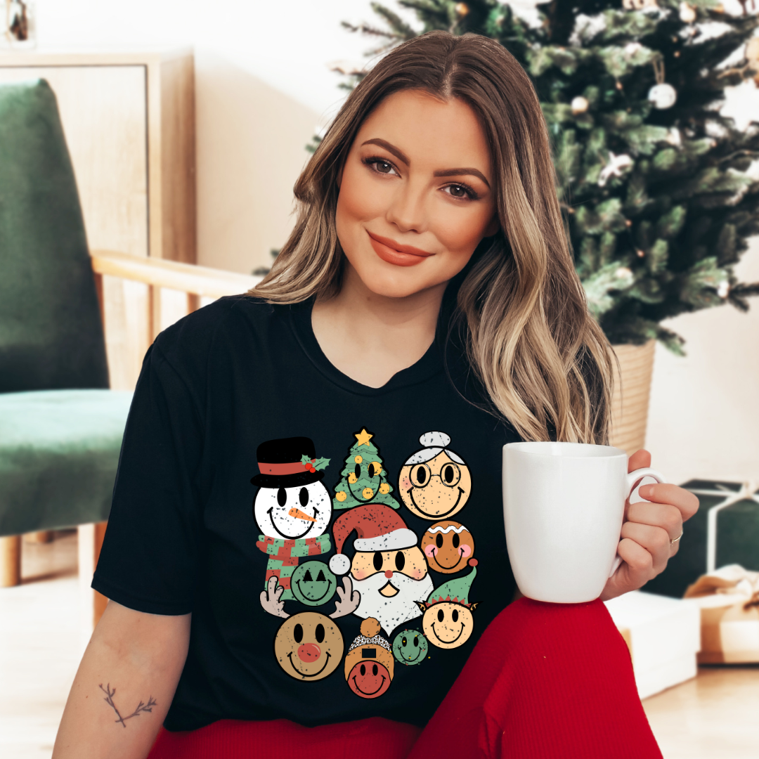 Christmas Smiley Faces